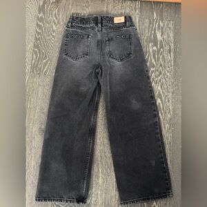 Kids RSQ extra baggy black washed jeans
